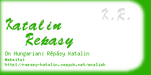 katalin repasy business card