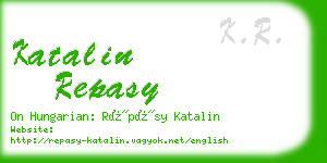 katalin repasy business card